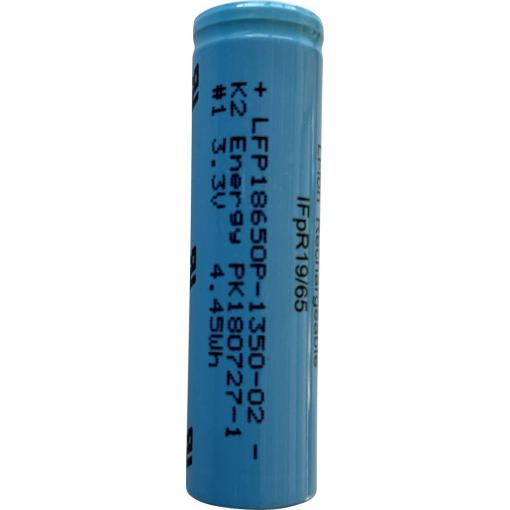 K2 Energy HIGH CAPACITY K218650UP01 POWER CELL DATA Akupack 18650 odolné vůči vysokým proudům, odolné vůči vysokým teplotám, odolné vůči nízkým teplotám