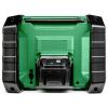 HiKOKI UR18DA UR18DAW4Z odolné rádio, DAB+, FM, Bluetooth, nárazuvzdorné, prachotěsné, voděodolné, černá, zelená