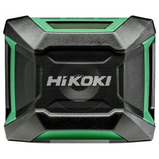 HiKOKI UR18DA UR18DAW4Z odolné rádio, DAB+, FM, Bluetooth, nárazuvzdorné, prachotěsné, voděodolné, černá, zelená