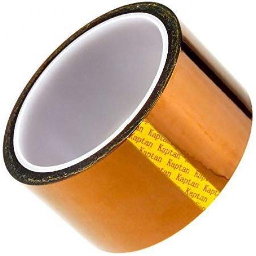 Izolační páska Kapton, jantarová samolepící 50 mm × 20 m
