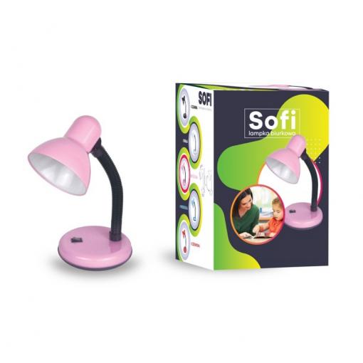INQ Kancelářská stolní lampa SOFI FN014 (růžová)