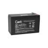 Baterie olověná 12V 7.0Ah GETI (konektor 4,75 mm)