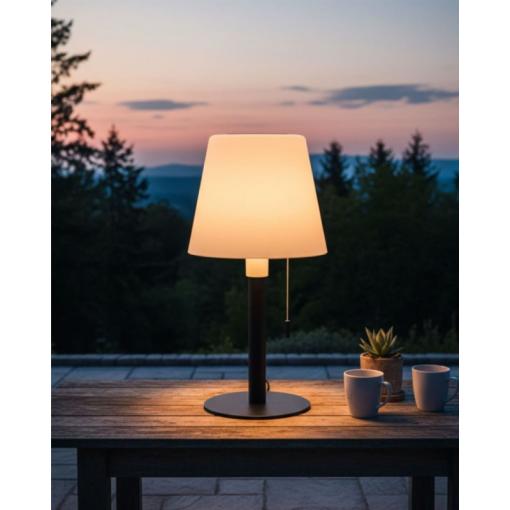 Solární stolní lampa s USB, 5W, IP54, TG-011