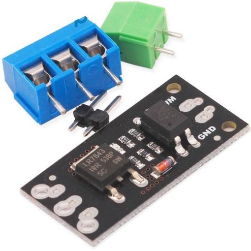 Výkonový spínač MOSFET PWM, modul s LR7843