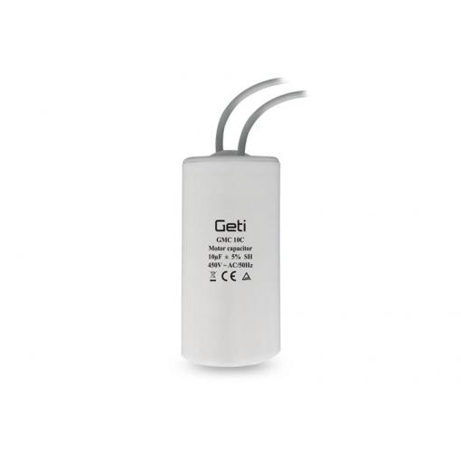 Kondenzátor rozběhový motorový 10uF 450V GETI GMC 10C