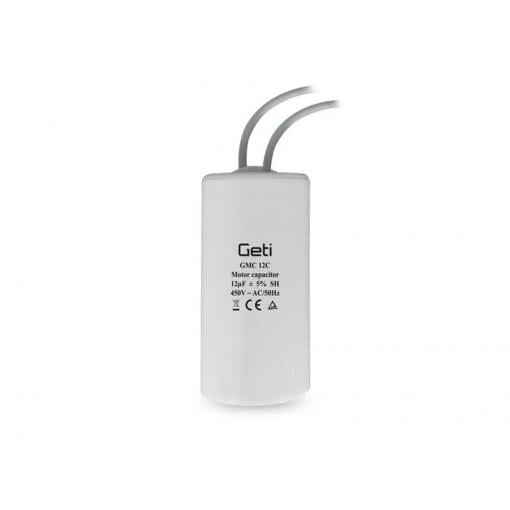 Kondenzátor rozběhový motorový 12uF 450V GETI GMC 12C