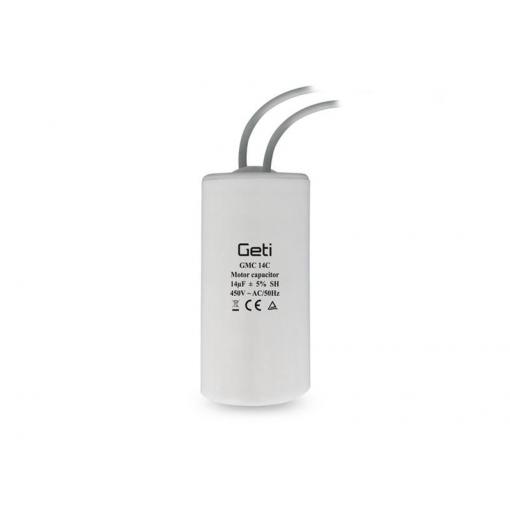 Kondenzátor rozběhový motorový 14uF 450V GETI GMC 14C