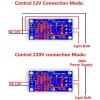 Světlocitlivý senzor s relé, modul XH-M131, napájení 12V