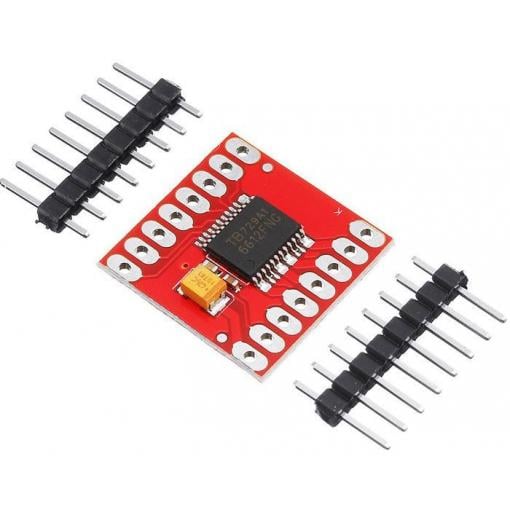 Motor driver TB6612FNG, 1,2 A / 3,2 A špička, DIP-24
