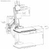 SpeaKa Professional držák na zeď pro monitor SP-MM-951 1 Displej: (s) 43,2 cm (17) - 124,5 cm (49) černá nastavitelná výška, nakláněcí, naklápěcí
