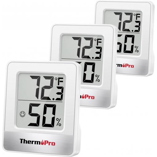 ThermoPro TP49W-3 teploměr a vlhkoměr bílá TP49W-3