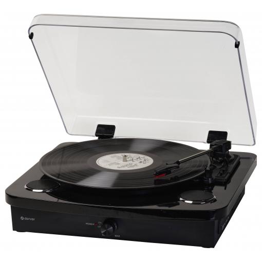 Denver VPL-230B gramofon řemínkový pohon černá