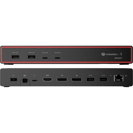 Lenovo Dokovací stanice pro notebook Thunderbolt™ 4 ThinkPad Smart Dock 7500 Gen 2 vč. zámku Kensington, Podporuje rozlišení 8K při frekvenci 30 Hz (1x) / 4K