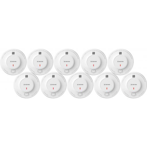 X-Sense detektor kouře vč. baterie s životností 10 let na baterii (š x v x h) 122 x 45 x 122 mm 10 ks