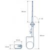 Blaupunkt Autojet 25 Black Motorantenne autoanténa