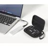 Renkforce USB3®, USB 3.1 Gen 1 (USB 3.0) propojovací kabel [1x USB 3.0 - 1x ] USB-C® Aluminum adapter Kit set with bag in grey color 0.13 m 8K UHD