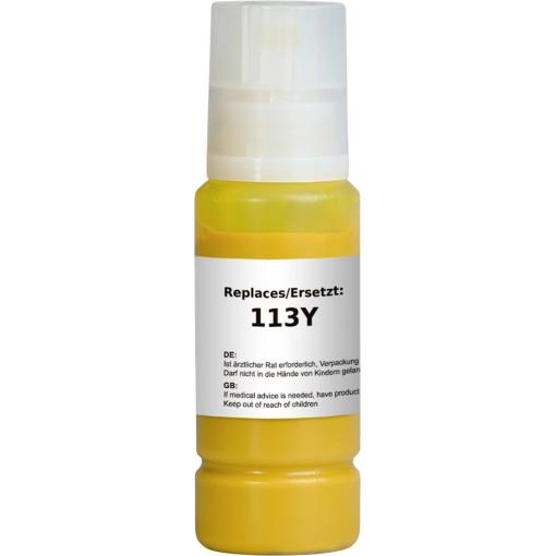 Renkforce Ink refill náhradní Epson 113 kompatibilní žlutá 70 ml RF-EINK113Y RF-6736464
