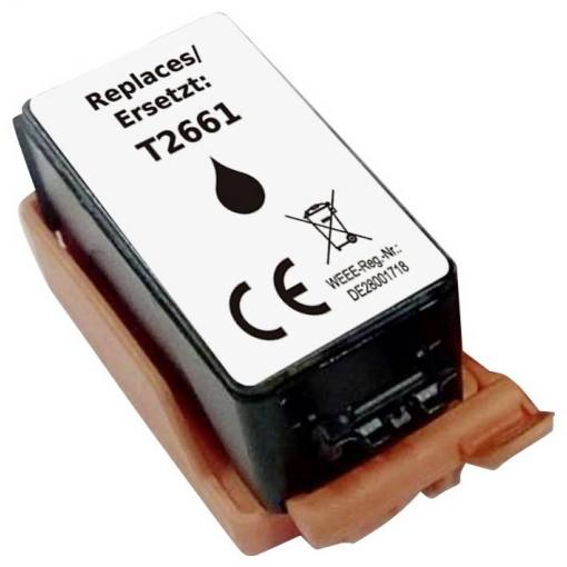 Renkforce Ink náhradní Epson T2661, 266, C13T26614010 kompatibilní černá RF-ET266BK RF-6736454