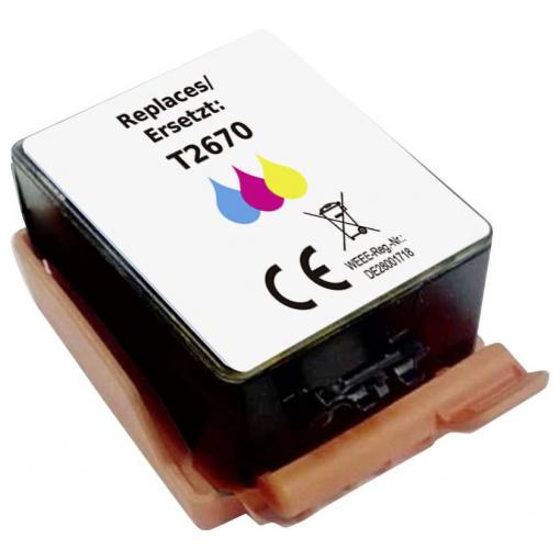 Renkforce Ink náhradní Epson T2670, 267, C13T26704010 kompatibilní barva RF-ET267CMY RF-6736456