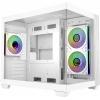 Cooler Master Elite 481 mini tower PC skříň bílá 3 předinstalované LED ventilátory, boční okno