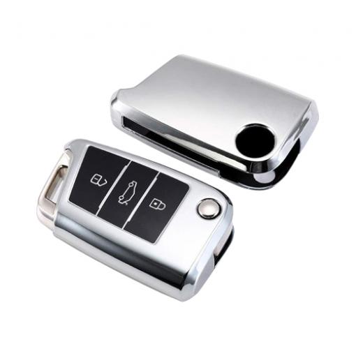 Obal na klíče Škoda Octavia III od roku 2012 Silver Premium