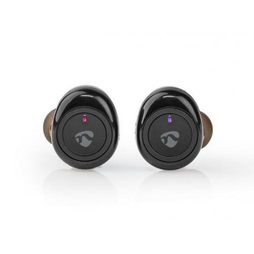 Nedis HPBT1050BK Bluetooth bezdrátová sluchátka do uší, 4hod. výdrž, černá