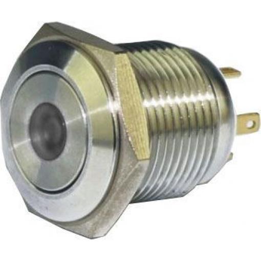 Tlačítko OFF-(ON) GQ16F-10DM, 250 V / 3 A, bílé LED prosvětlení 12 V