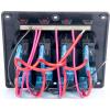 Ovládací panel PN-CB4, 4× vypínač + jistič, 12 V / 24 V