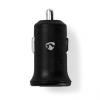USB nabíjecí autoadaptér, USB nabíjecí 2400mA max., DC 12/24V, černý   CCHAU240ABK