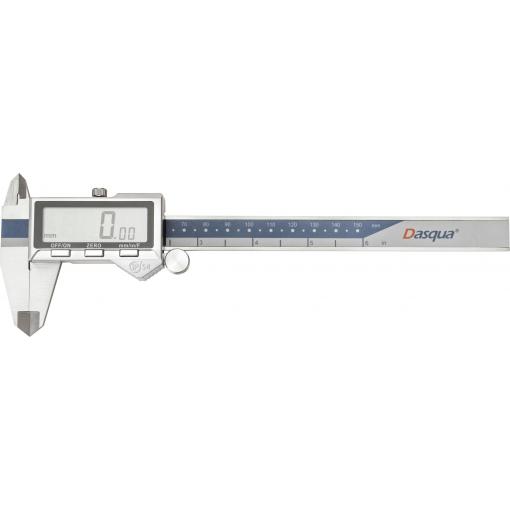 Dasqua DIN EN 862 2019-0005 digitální posuvné měřítko 150 mm IP54