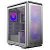 Cooler Master MasterFrame 500 Mesh Si midi tower PC skříň stříbrná 3 předinstalované ventilátory, boční okno, prachový filtr
