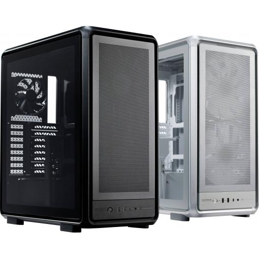 Cooler Master MasterFrame 500 Mesh Si midi tower PC skříň stříbrná 3 předinstalované ventilátory, boční okno, prachový filtr