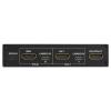 SpeaKa Professional HDMI 2.1 Slim KVM 2X1 USB3.0 +IR, Black HDMI přepínač HDMI 3840 x 2160 Pixel