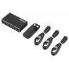 SpeaKa Professional HDMI 2.1 Slim KVM 2X1 USB3.0 +IR, Black HDMI přepínač HDMI 3840 x 2160 Pixel