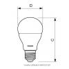 LED žárovka Philips, E27, 11W, A67, 2700K    P414729