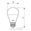LED žárovka Philips, E27, 13W, A60, 2700K    P490747