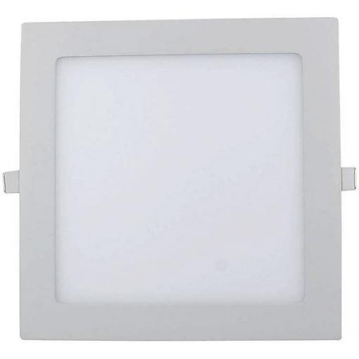 Podhledové LED svítidlo 15 W, 188×188 mm, 4000 K, vestavné, bílé