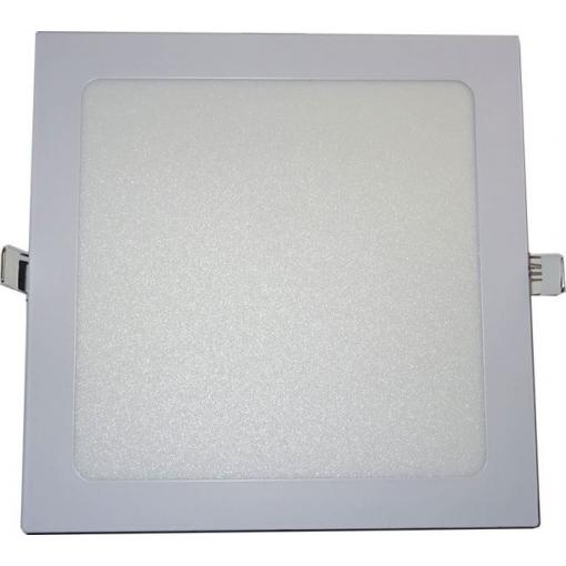 Podhledové LED svítidlo 18 W, 218×218 mm, 4000 K, vestavné, bílé