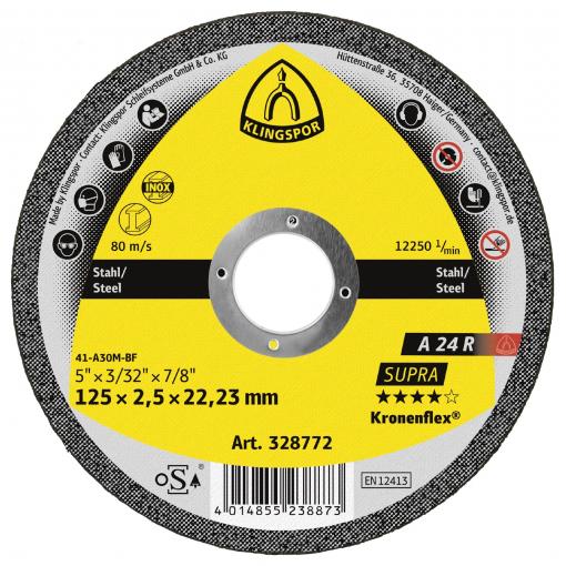 Klingspor A 24 R Supra 13464 řezný kotouč rovný 230 mm 25 ks ocel