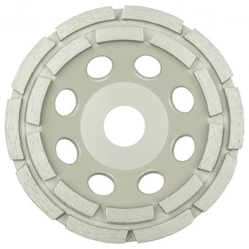 Klingspor 325362 DS 300 B diamantový talíř pro broušení, 125 x 7 x 22,23 mm, 18 segmentů 7 x 5 mm, 2 řady Průměr 125 mm