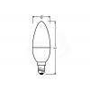 LED žárovka Osram E14 5,5W 4000K 230V B38 FR