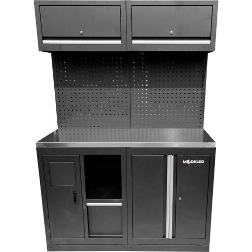 KS Tools 866.6040 Systém dílenských skříní (š x v x h) 1360 x 1890 x 500 mm černá