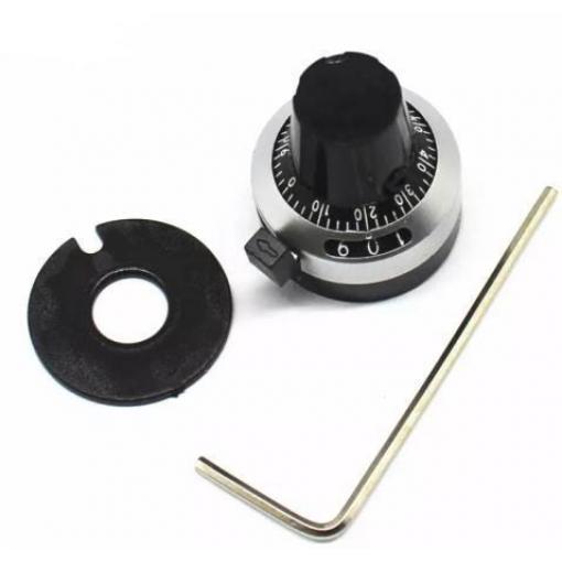 Přístrojový knoflík WXD3-13, hřídel 4 mm, s aretací