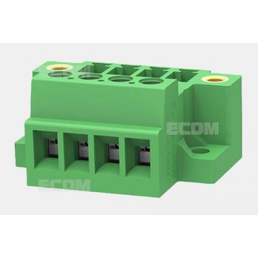 Svorkovnice vidlice 15EDG-GBM-3.81-04P, 4 póly, 250 V / 7 A, 90°