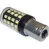 LED žárovka Ba15S 12 V, 54× SMD3030, bílá, do blinkrů