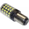 LED žárovka BAY15D 12-24 V, 54× SMD3030, bílá