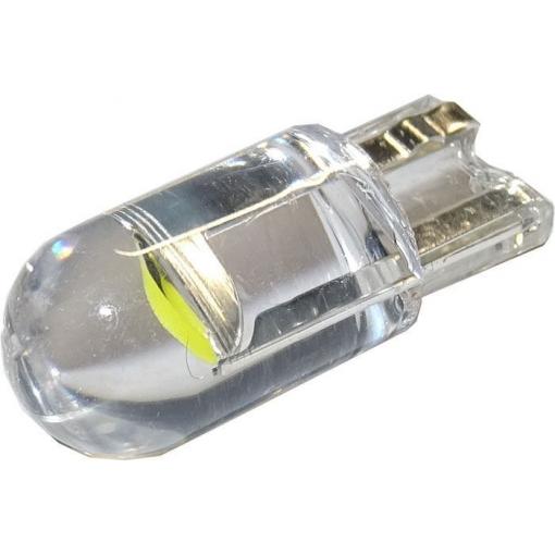 LED žárovka T10, 12 V DC, bílá, 0,3 W