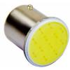 LED žárovka Ba15S, 12 V DC, bílá, COB