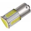 LED žárovka Ba15S 12 V, bílá, 4× COB