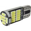 LED žárovka T10, 12 V DC, bílá, 26× LED4014
